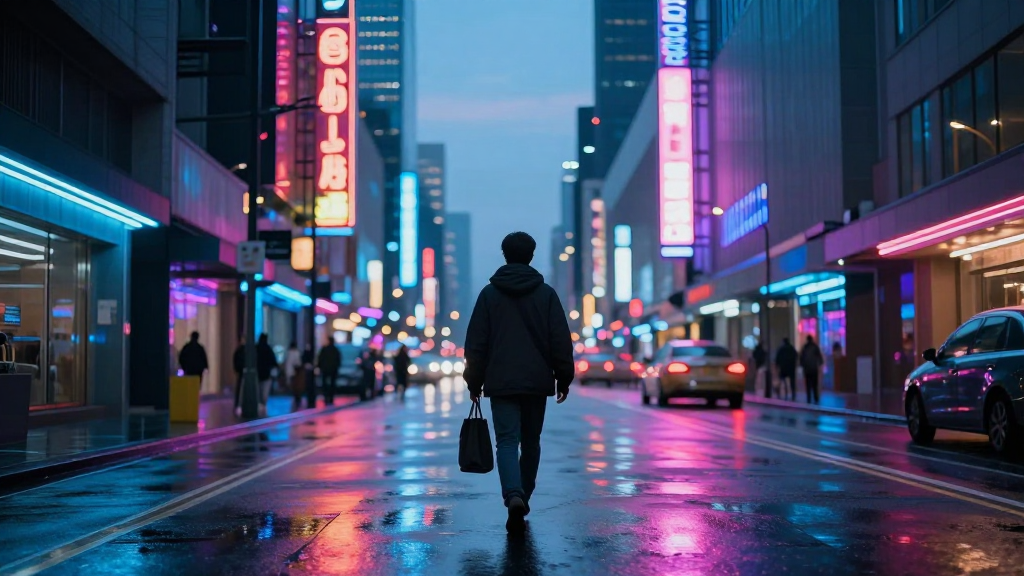 Neon Night style example frame